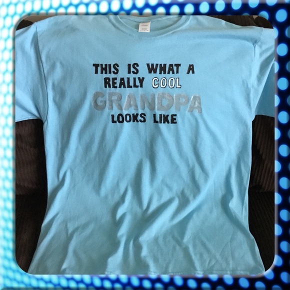 Gildan Other - Blue Grandpa Tshirt